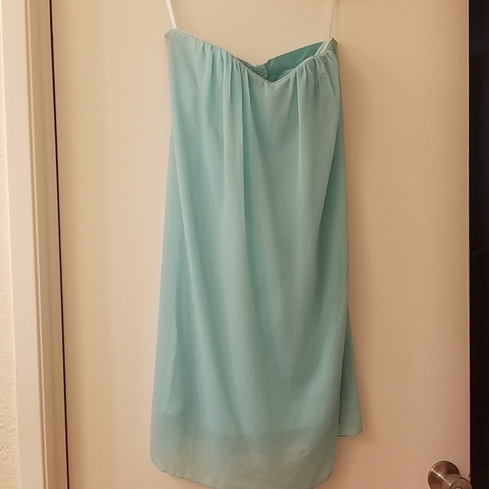 Mint blue sun dress